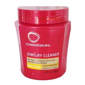 Connoisseurs Fine Jewelry Cleaner For Cleaning Gold  Platinum  Diamonds 1 Pack